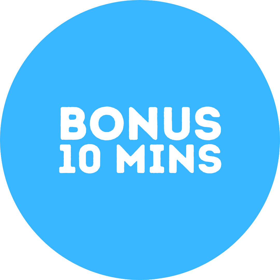 Outstanding Offer: 30-Minute Time Block for $72.00 with a Bonus 10 Minutes. That's 25% More Time for Free!