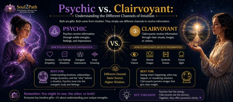Psychic vs. Clairvoyant