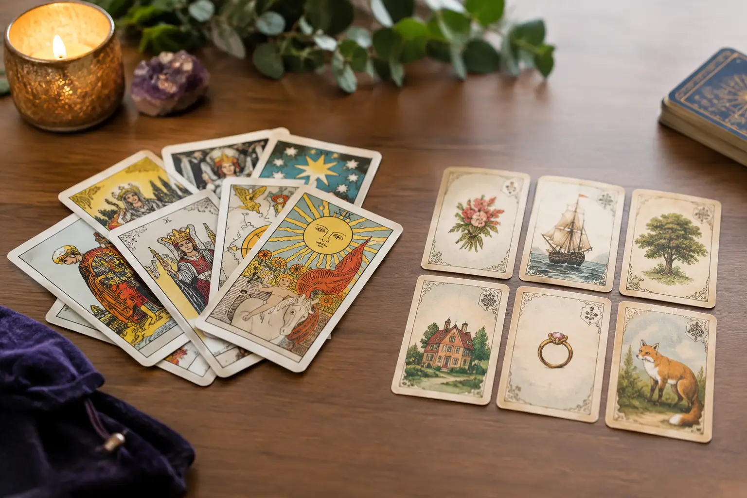 Tarot Versus Lenormand Readings for Clarity